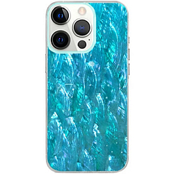 Задняя накладка K-DOO SEASHELL для iPhone 14 Plus черн. корп (синий)