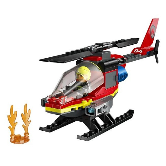 Конструктор LEGO City 60411 Пожарно-спасательный вертолет