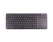 Клавиатура БП HARPER KBT-101 черная, USB, с тачпадом