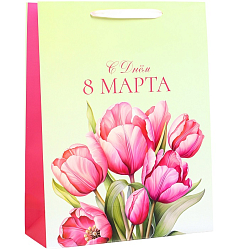 Пакет «С 8 Марта», L 31×40×12 см 10688542