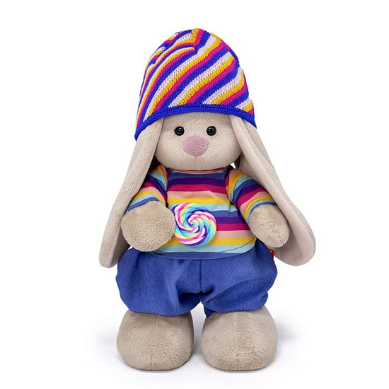 Мягкая игрушка Зайка Ми Полосатый вихрь, 25 см