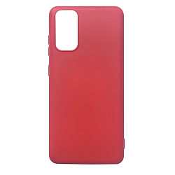 Задняя накладка GRESSO для Samsung Galaxy S20 (2020) красный. Смарт Слим