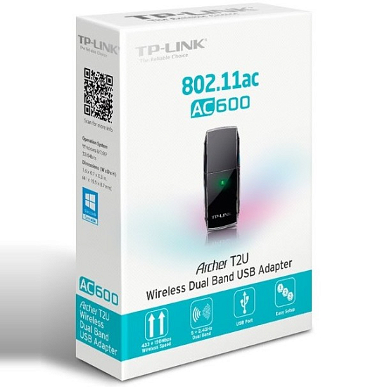 Адаптер WiFi TP-Link Archer T2U AC600