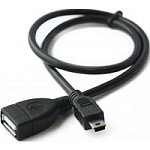 Кабель OTG miniUSB  0.5м PERFEO U4201