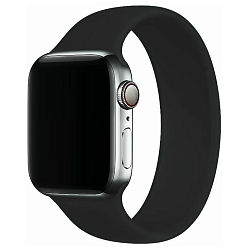 Силиконовый моно-ремешoк NONAME для Apple Watch 38/40mm (159mm) чёрный