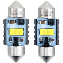 Лампа светодиодная AVS SV054 T11/белый/ (SV8,5) series PRO light CANBUS CSP 3570 31мм 12-24V., блистер 2 шт