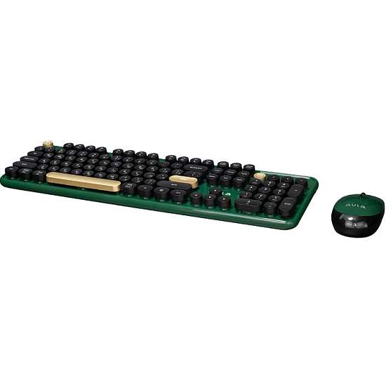 Клавиатура+мышь БП AULA AC306 Dark Green-Black