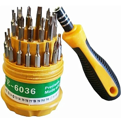 Отвертки для ремонта сотовых телефонов (31в1) FK-6036