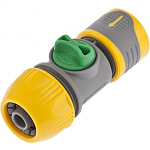 Соединитель быстросъемный унив. 1/2"-3/4" с переключателем, LUXE// Palisad 66254