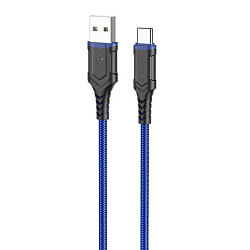 Кабель USB <--> Type-C  1.0м BOROFONE BX67 синий