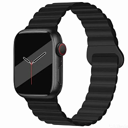 Силиконовый ремешок HOCO WA22 для APPLE Watch 38/40/41mm двухцветный, чёрный