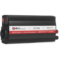 Инвертор ACV DC-606  600Вт 12В->220В/USB-зарядка