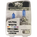 Лампа газозаполненная AVS SPECTRAS Xenon 5000K H7 12V 75W, комплект 2+2 (W5W) шт