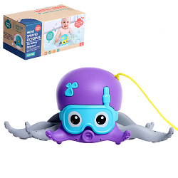 Заводная игрушка «Осьминожка», водоплавающая, цвета МИКС 9935621