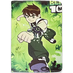 Чехол футляр-книга 10.0" Univesal 360° универсальный (зам.кожа) №26 "Герои BEN 10"