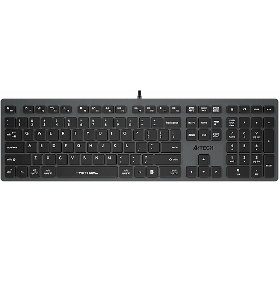 Клавиатура A4TECH Fstyler FX50 серый
