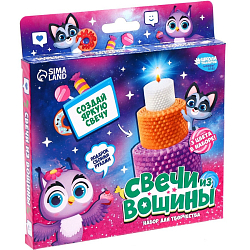 Набор для творчества. Свечи из вощины «Праздничный торт»