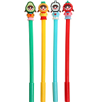 Ручка - прикол "Фрукты/Овощи/Ягоды" гелевая, МИКС