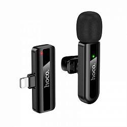Микрофон БП HOCO L20 Black Lightning 8-pin