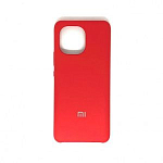 Силиконовый чехол SKIN SHELL для Xiaomi Mi 11 (Красный)