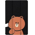 Чехол футляр-книга ZIBELINO для iPad Air 11" 2025 (M3)/Apple iPad Air 2024 11" (M2)/Air 5 2022/Air 4 2020 10.9"  (черный) 8075 МИШКА ЩЕКА