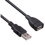Кабель-удлинитель USB  2.0м CABLEEXPERT EX-CCF-USB2-AMAF-2.0F, позолоченные контакты, ферритовые кольца