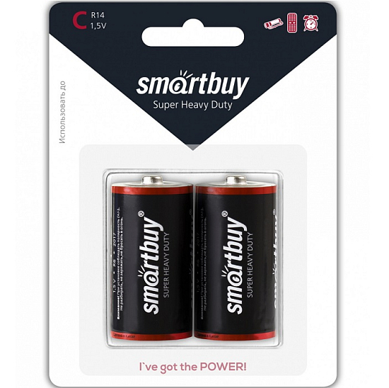 Элемент питания SMARTBUY R14 BL-2