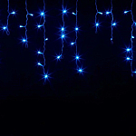 Гирлянда "БАХРОМА" уличная, 25 м, свечение синий