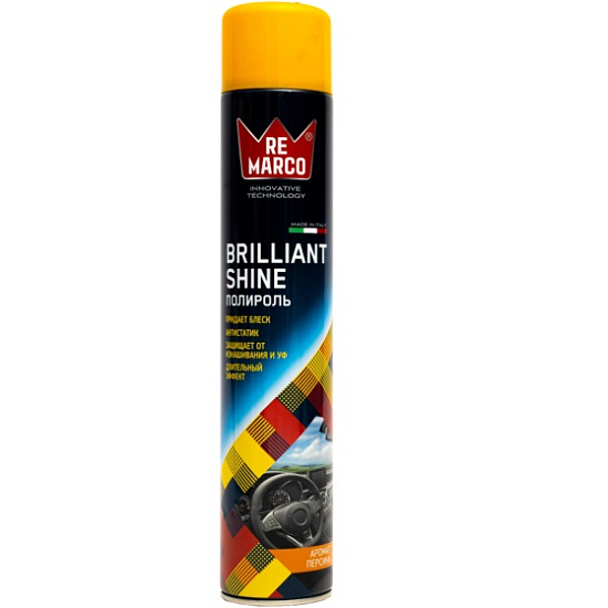 Полироль пластика REMARCO Brilliant Shine Персик, 750мл
