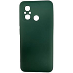 Задняя накладка SILICONE COVER для Xiaomi Redmi 12C 4G №12 Тёмно-зеленый