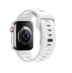 Силиконовый ремешок HOCO WA27 Flexible для APPLE Watch 38/40/41mm, белый