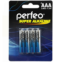 Элемент питания PERFEO LR03 BL-4