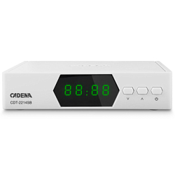Ресивер DVB-T2 CADENA CDT-2214SB белый