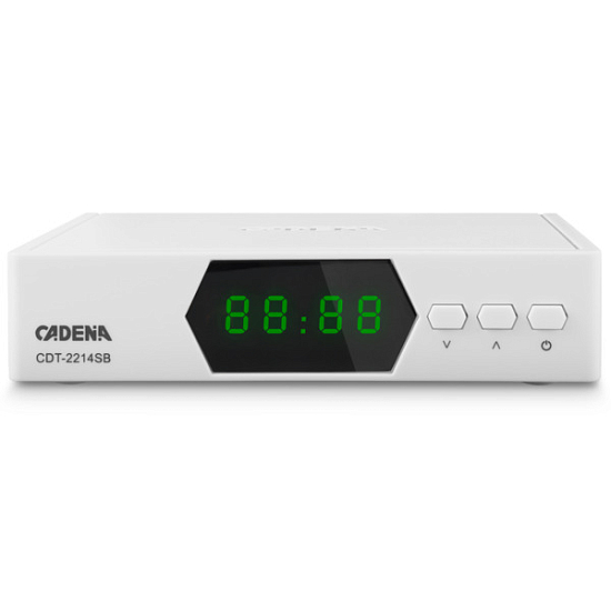 Ресивер DVB-T2 CADENA CDT-2214SB белый