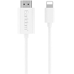 Кабель HDMI >-- Lightning  2.0м EARLDOM ET-W33, белый