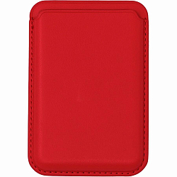 Кошелек для карт Leather Card Holder с анимацией (крепкий магнит) (Red)