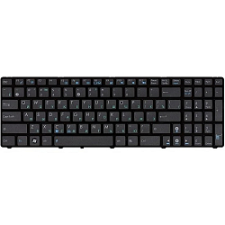 Клавиатура для ноутбука Asus K52 K53 G73 A52 G60 черная с рамкой