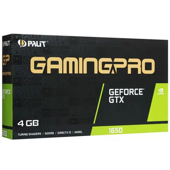 Видеокарта PALIT GeForce GTX 1650 GamingPro 4 ГБ (NE6165001BG1-1175A) 