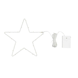 Подвесной светильник СТРОЛА светодиодный, с батарейным питанием/в форме звезды 27 см