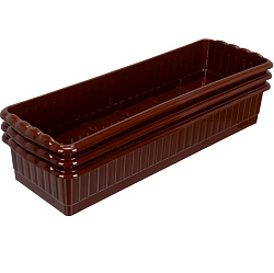 Поддон для рассады 470х166х82 мм, пластиковый, 3 шт, под 12 горшочков 250 мл.// Palisad 643443