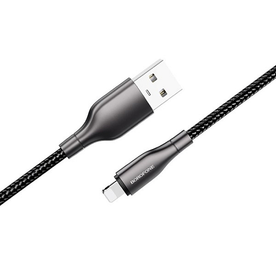 Кабель USB <--> Lightning  1.0м BOROFONE BX45 черный
