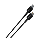 Кабель Lightning <--> Type-C  1.0м MORE CHOICE Black, PD30W