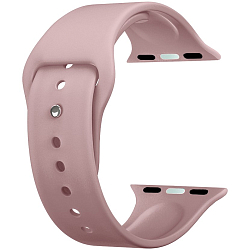 Силиконовый ремешок DEPPA Band Silicone для Apple Watch 38/40mm, розовый