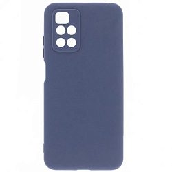Задняя накладка ZIBELINO Soft Matte для Xiaomi Redmi 10 (синий) защита камеры