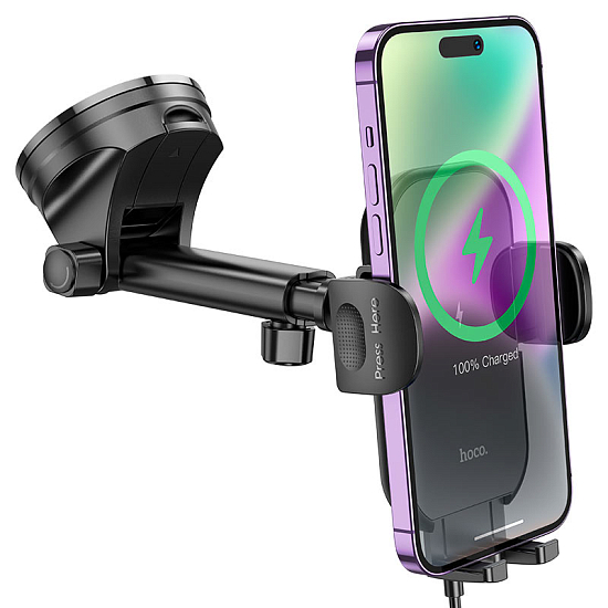 Автомобильный держатель HOCO HW5 Black 15W