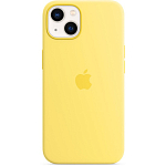 Силиконовый чехол SILICONE CASE для iPhone 13 Lemon Zest (MagSafe + анимация NFC) c LOGO