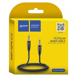 Кабель Jack 3.5 <--> Jack 3.5  1.5м Dream JD0066 черный