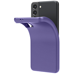 Силиконовый чехол ONZO для Samsung Galaxy S21 Plus матовый, сиреневый