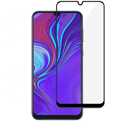 Противоударное стекло FAISON для SAMSUNG Galaxy A01, GL-04, Super-D, черное, полный клей