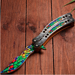 Сувенир деревянный «Нож Бабочка» разноцветный 7560858